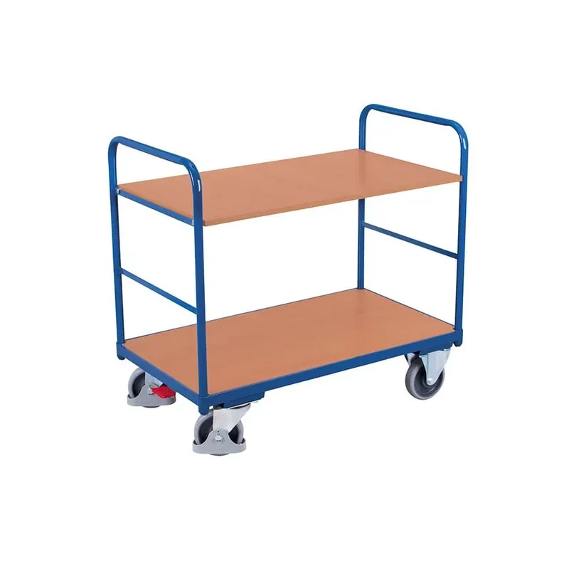 Etagenwagen 2 Böden, 250kg Traglast, Werkstattwagen EasySTOP Sichere Zahlung